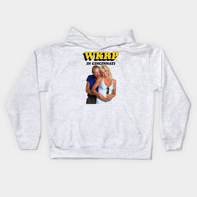 WKRP In Cincinnati Kids Hoodie by darklordpug